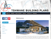 Tablet Screenshot of bouplanne-buildingplans.co.za